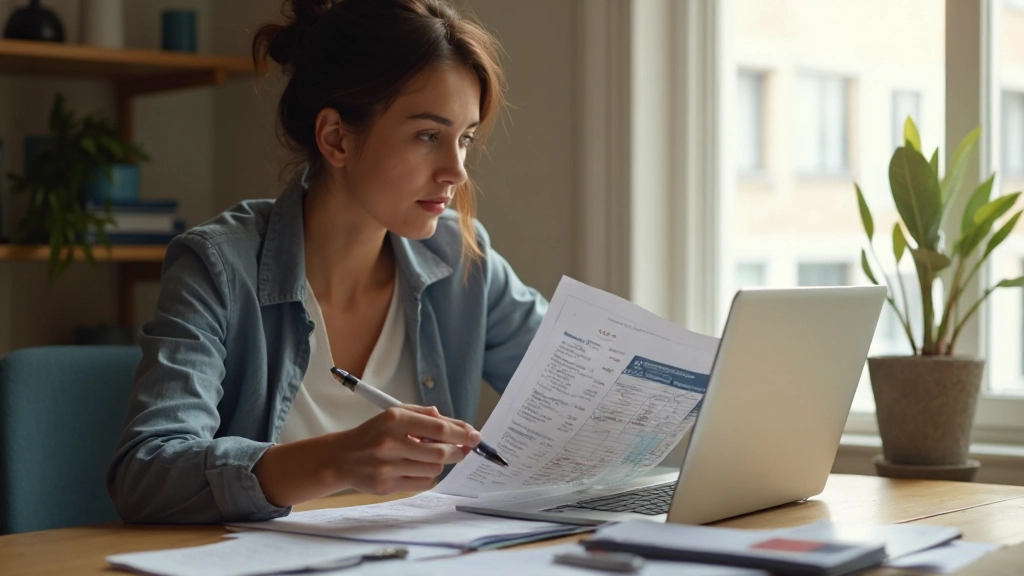 Профессиональное фото человека, работающего с бюджетной таблицей на ноутбуке